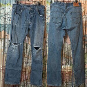 Levi Strauss & Co., Levi's 501 Denim Jeans, 100% Cotton, W 38 | L 36, Circa 2014